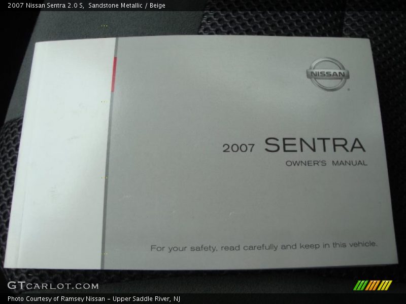 Sandstone Metallic / Beige 2007 Nissan Sentra 2.0 S