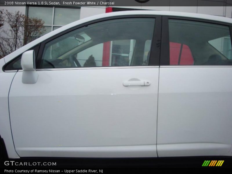 Fresh Powder White / Charcoal 2008 Nissan Versa 1.8 SL Sedan
