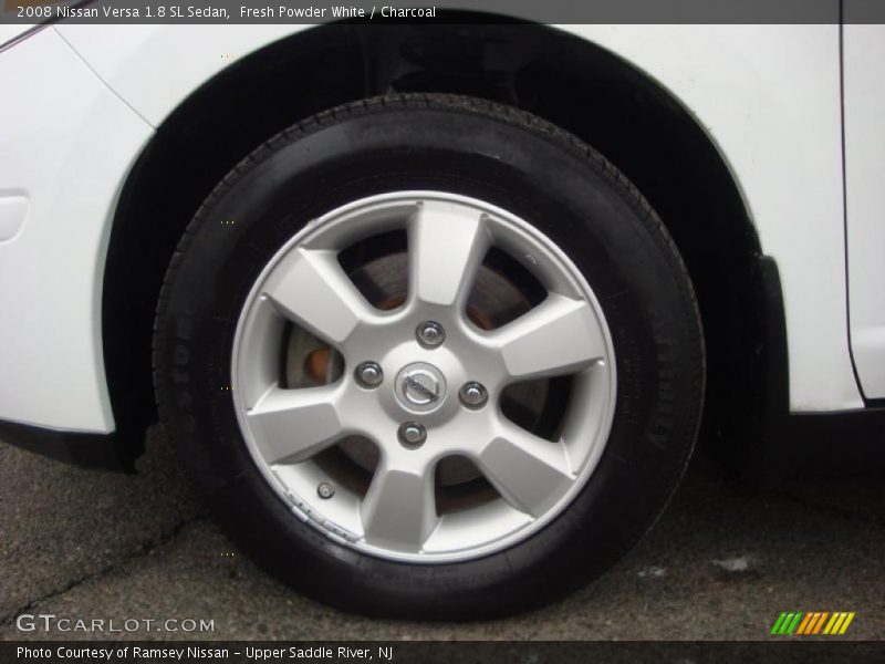 Fresh Powder White / Charcoal 2008 Nissan Versa 1.8 SL Sedan
