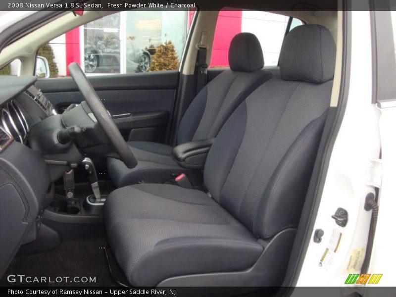 Fresh Powder White / Charcoal 2008 Nissan Versa 1.8 SL Sedan