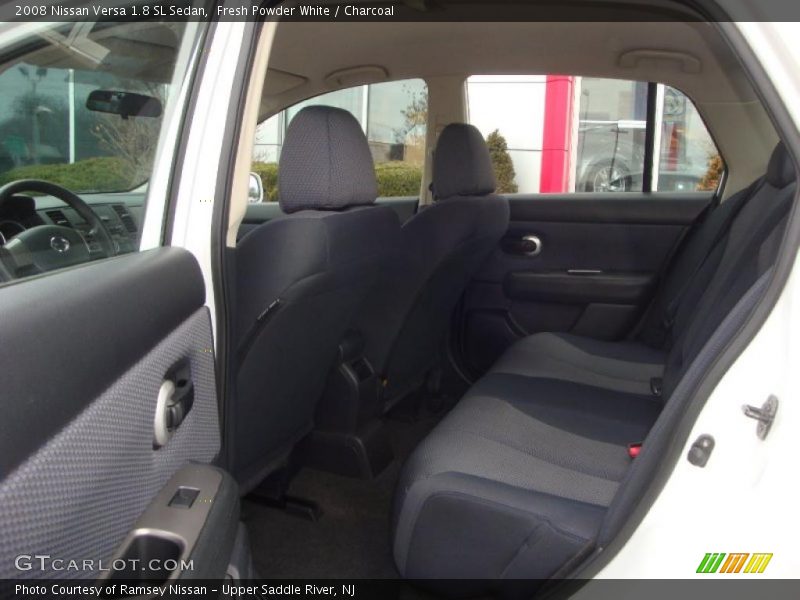 Fresh Powder White / Charcoal 2008 Nissan Versa 1.8 SL Sedan