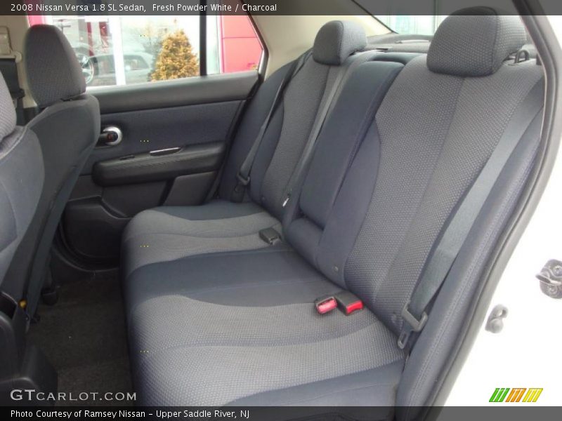 Fresh Powder White / Charcoal 2008 Nissan Versa 1.8 SL Sedan