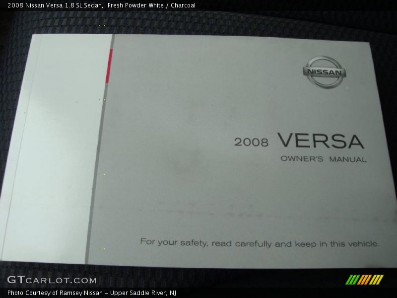 Fresh Powder White / Charcoal 2008 Nissan Versa 1.8 SL Sedan