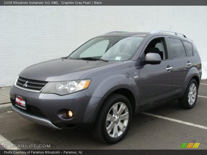 Graphite Gray Pearl / Black 2008 Mitsubishi Outlander XLS 4WD
