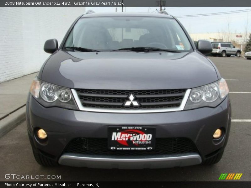 Graphite Gray Pearl / Black 2008 Mitsubishi Outlander XLS 4WD