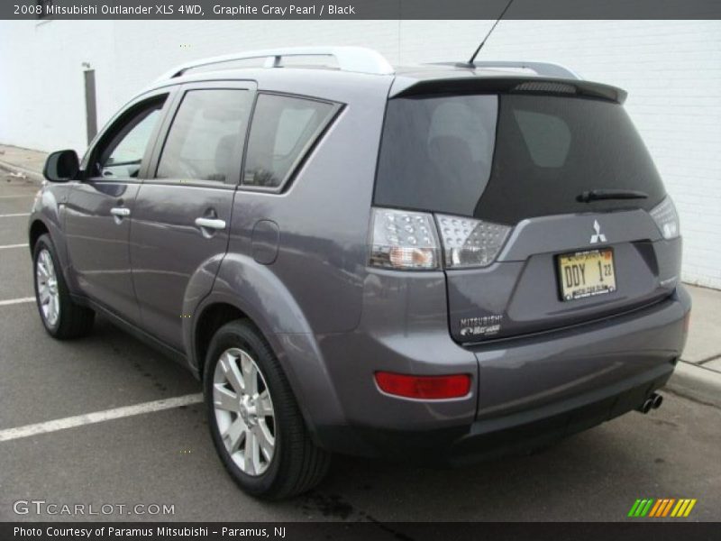 Graphite Gray Pearl / Black 2008 Mitsubishi Outlander XLS 4WD