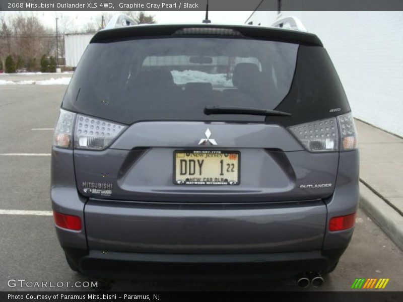 Graphite Gray Pearl / Black 2008 Mitsubishi Outlander XLS 4WD