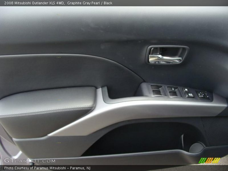 Graphite Gray Pearl / Black 2008 Mitsubishi Outlander XLS 4WD