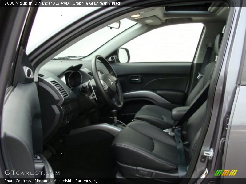 Graphite Gray Pearl / Black 2008 Mitsubishi Outlander XLS 4WD