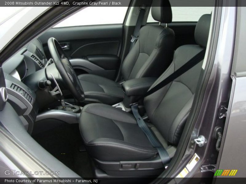 Graphite Gray Pearl / Black 2008 Mitsubishi Outlander XLS 4WD