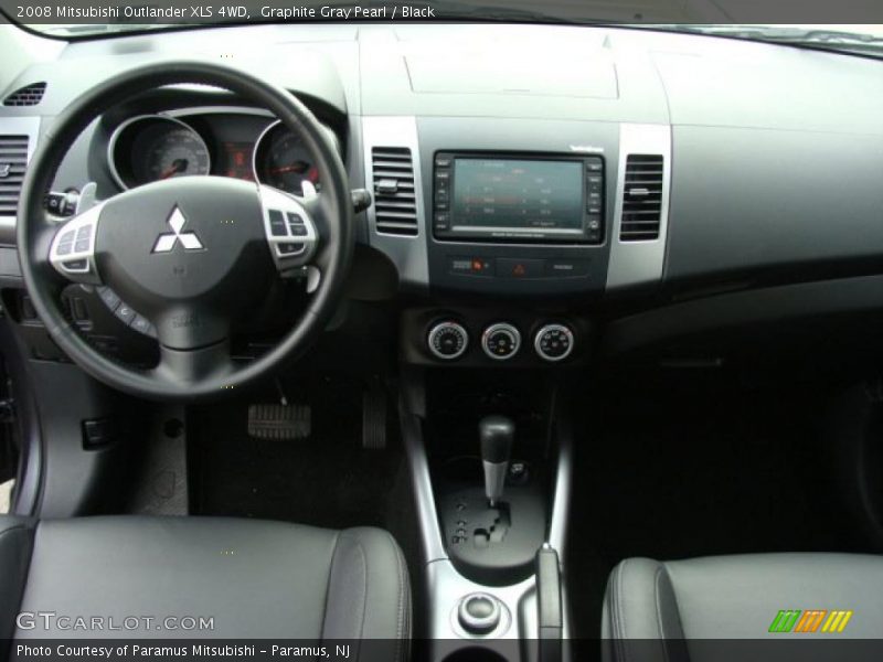 Graphite Gray Pearl / Black 2008 Mitsubishi Outlander XLS 4WD