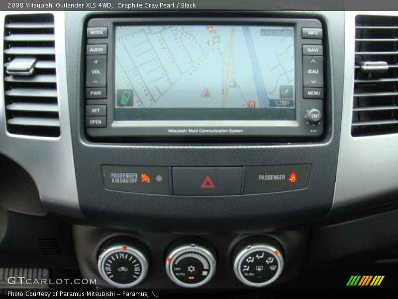 Graphite Gray Pearl / Black 2008 Mitsubishi Outlander XLS 4WD