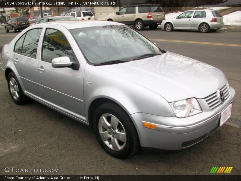 Reflex Silver Metallic / Black 2004 Volkswagen Jetta GLS Sedan