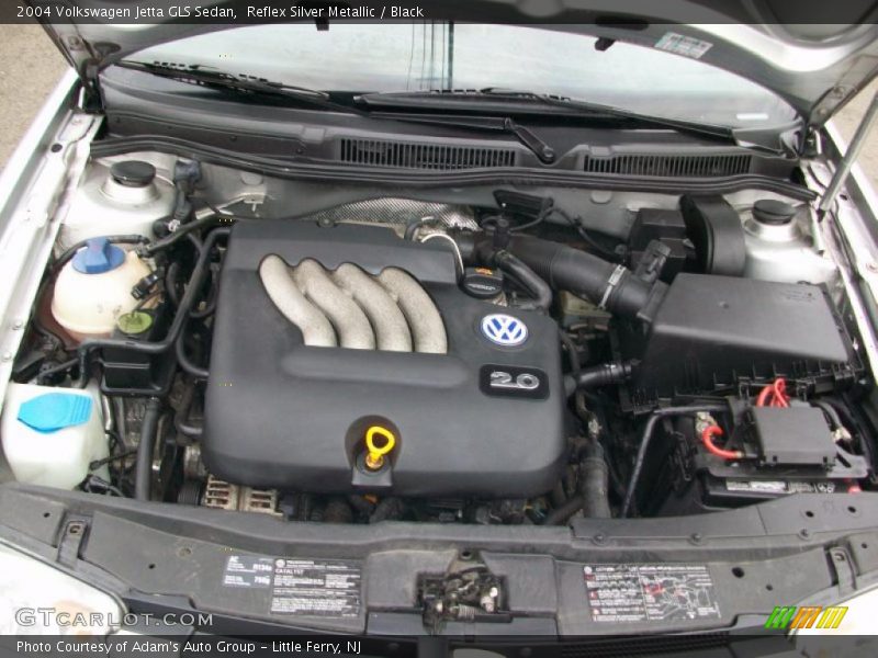 Reflex Silver Metallic / Black 2004 Volkswagen Jetta GLS Sedan