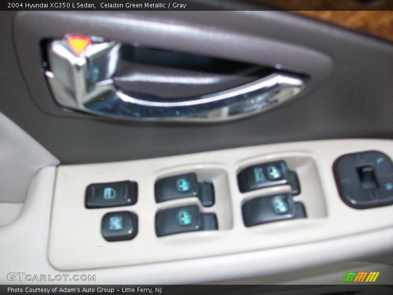 Celadon Green Metallic / Gray 2004 Hyundai XG350 L Sedan