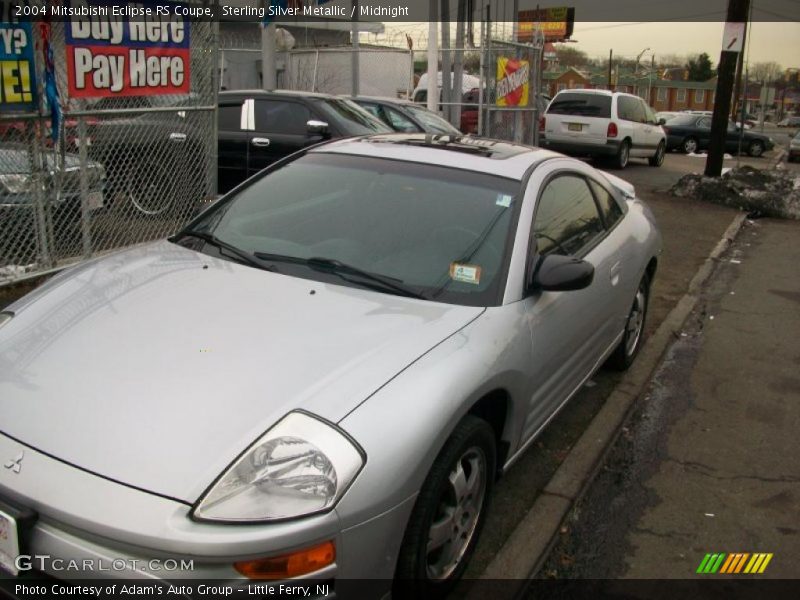 Sterling Silver Metallic / Midnight 2004 Mitsubishi Eclipse RS Coupe