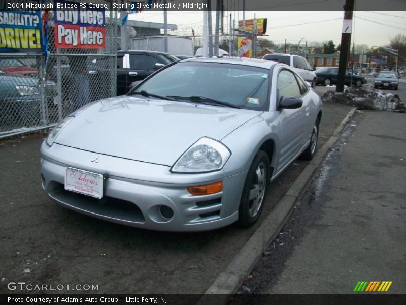 Sterling Silver Metallic / Midnight 2004 Mitsubishi Eclipse RS Coupe