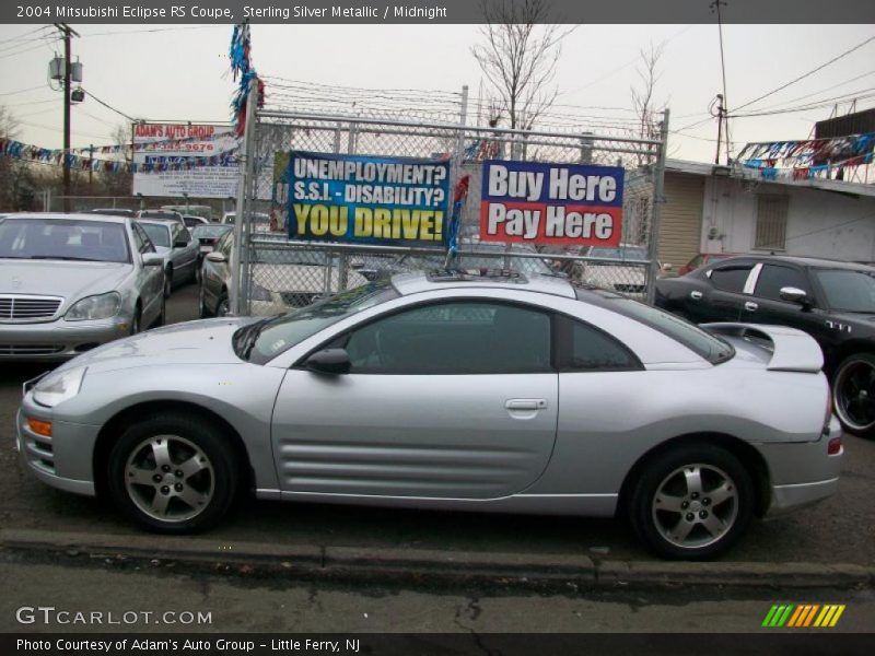 Sterling Silver Metallic / Midnight 2004 Mitsubishi Eclipse RS Coupe