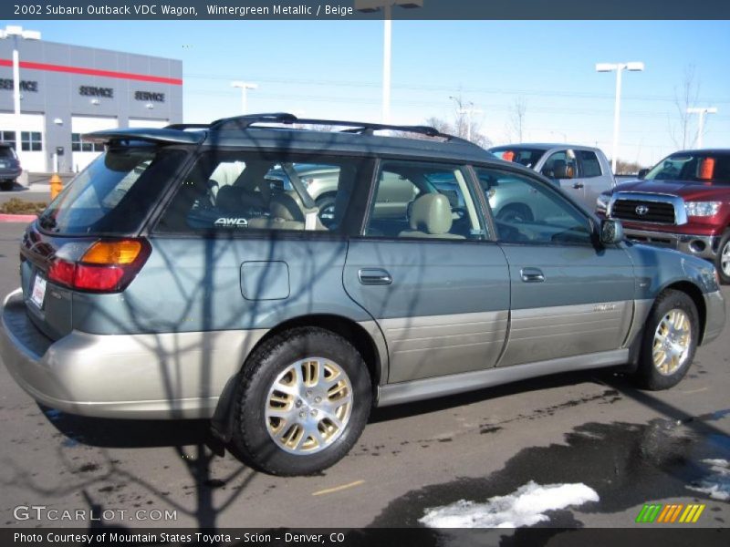 Wintergreen Metallic / Beige 2002 Subaru Outback VDC Wagon