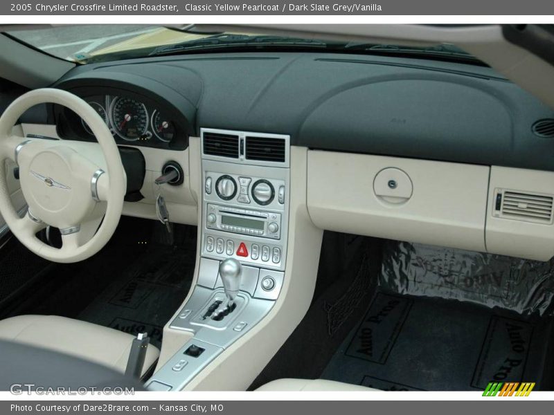 Classic Yellow Pearlcoat / Dark Slate Grey/Vanilla 2005 Chrysler Crossfire Limited Roadster