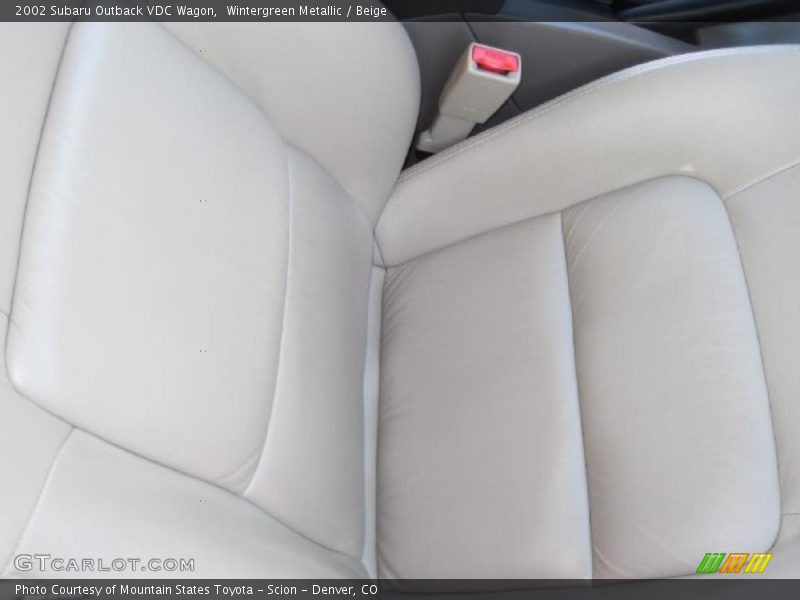 Wintergreen Metallic / Beige 2002 Subaru Outback VDC Wagon
