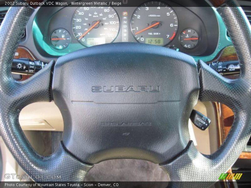 Wintergreen Metallic / Beige 2002 Subaru Outback VDC Wagon