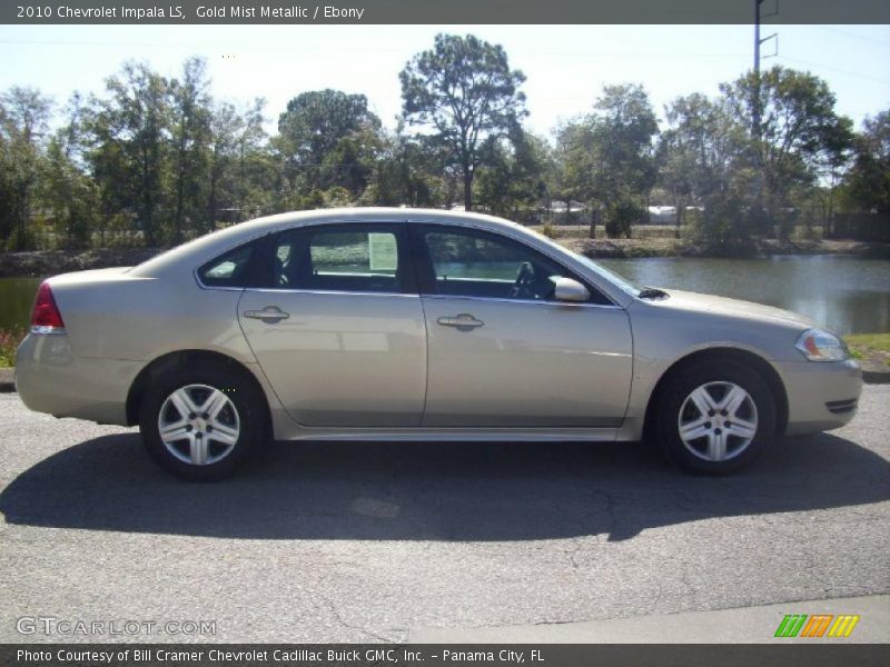 Gold Mist Metallic / Ebony 2010 Chevrolet Impala LS
