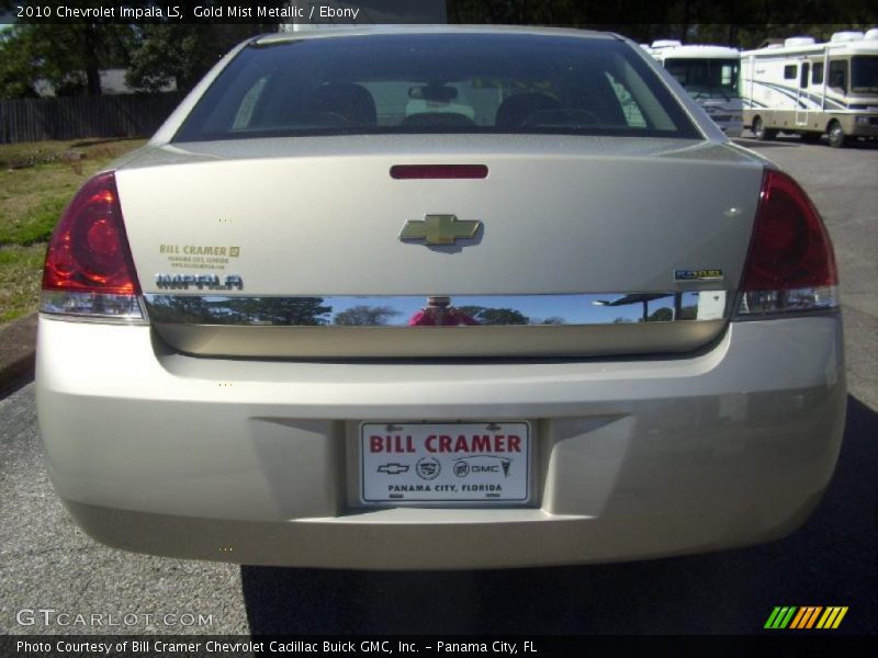 Gold Mist Metallic / Ebony 2010 Chevrolet Impala LS