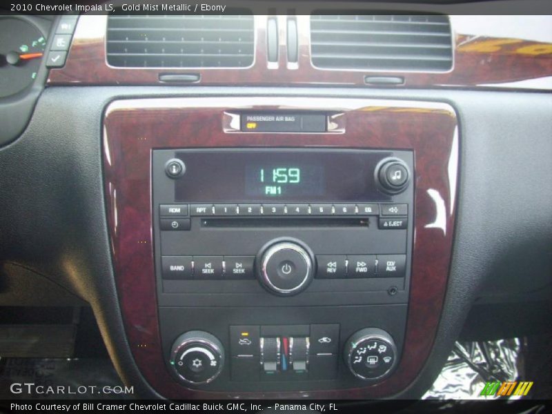 Gold Mist Metallic / Ebony 2010 Chevrolet Impala LS