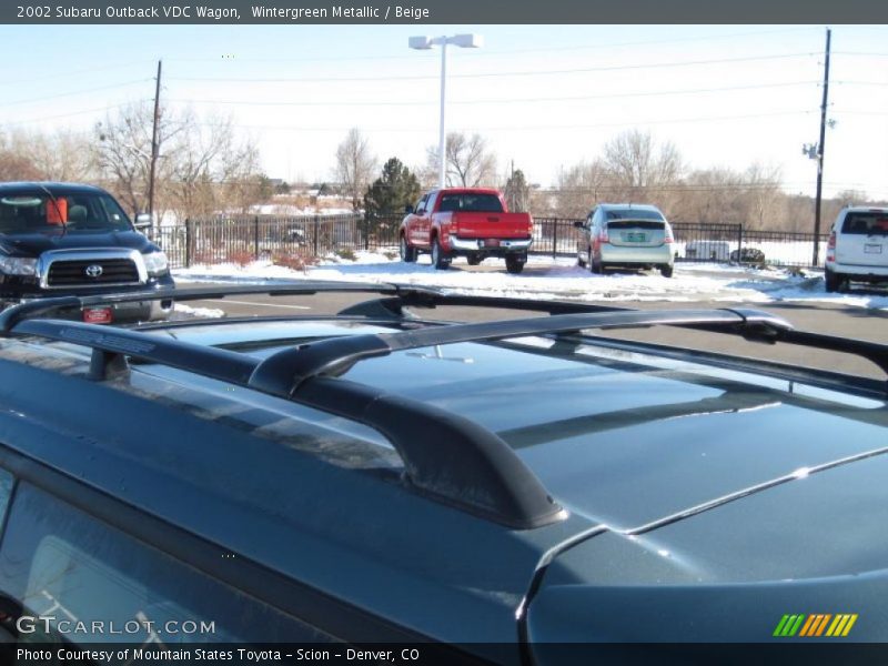 Wintergreen Metallic / Beige 2002 Subaru Outback VDC Wagon