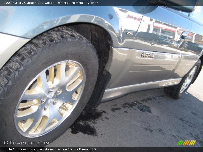 Wintergreen Metallic / Beige 2002 Subaru Outback VDC Wagon