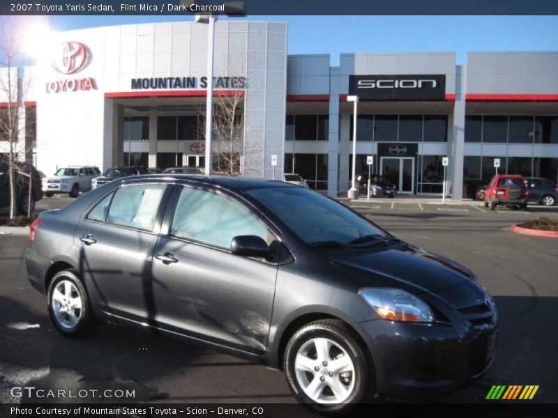 Flint Mica / Dark Charcoal 2007 Toyota Yaris Sedan