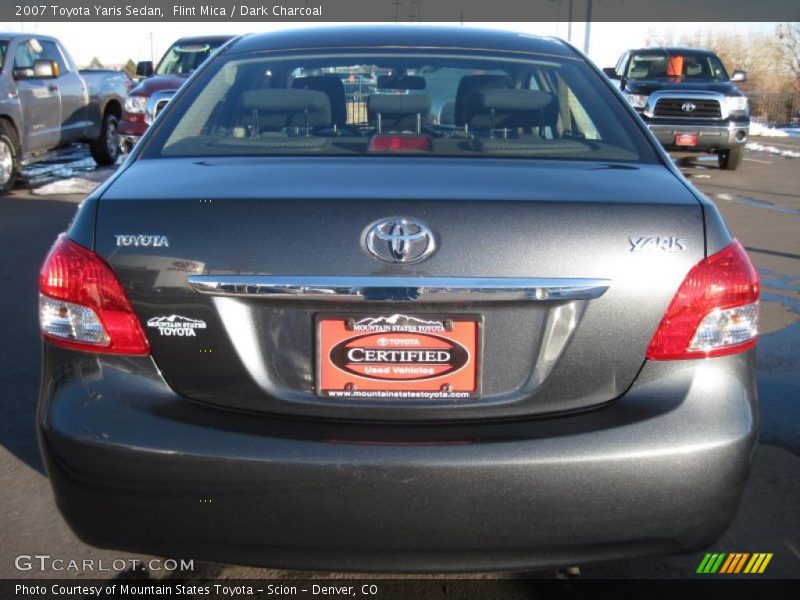 Flint Mica / Dark Charcoal 2007 Toyota Yaris Sedan