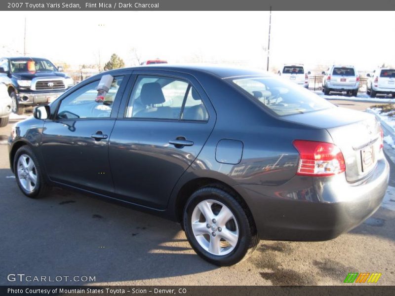 Flint Mica / Dark Charcoal 2007 Toyota Yaris Sedan