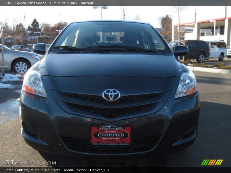 Flint Mica / Dark Charcoal 2007 Toyota Yaris Sedan