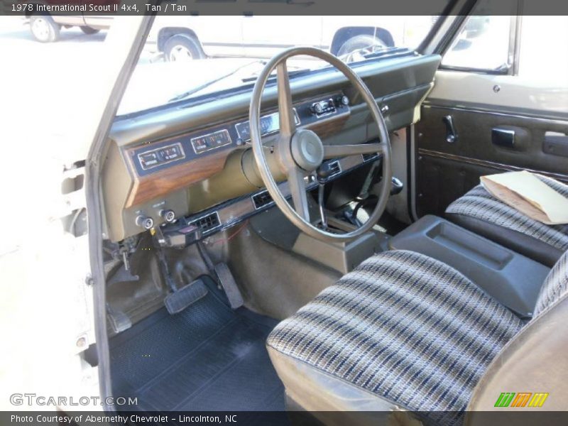 Tan Interior - 1978 Scout II 4x4 