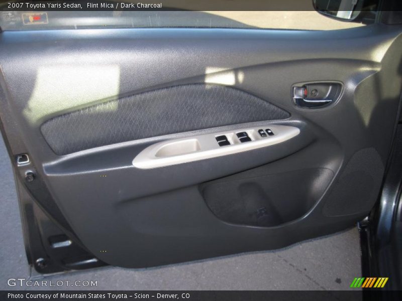 Flint Mica / Dark Charcoal 2007 Toyota Yaris Sedan