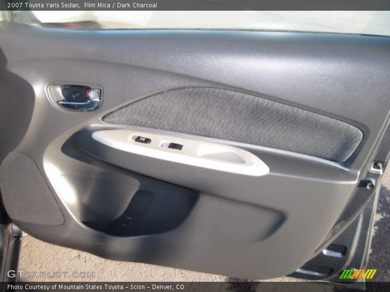 Flint Mica / Dark Charcoal 2007 Toyota Yaris Sedan