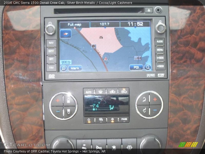 Silver Birch Metallic / Cocoa/Light Cashmere 2008 GMC Sierra 1500 Denali Crew Cab