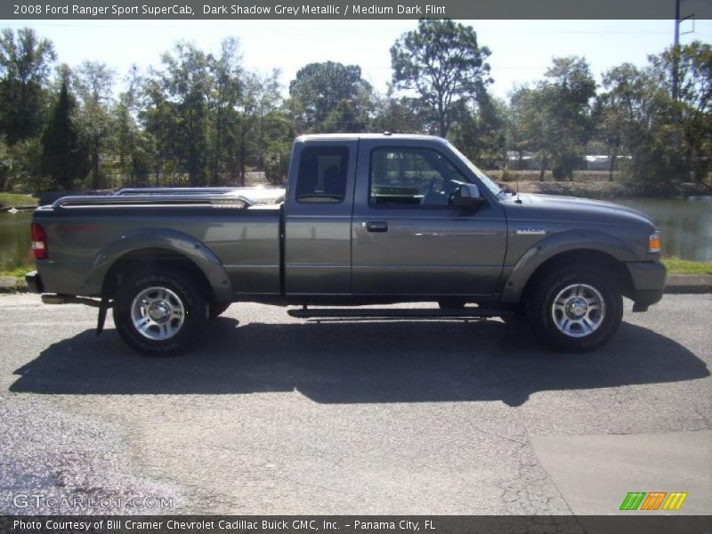 Dark Shadow Grey Metallic / Medium Dark Flint 2008 Ford Ranger Sport SuperCab