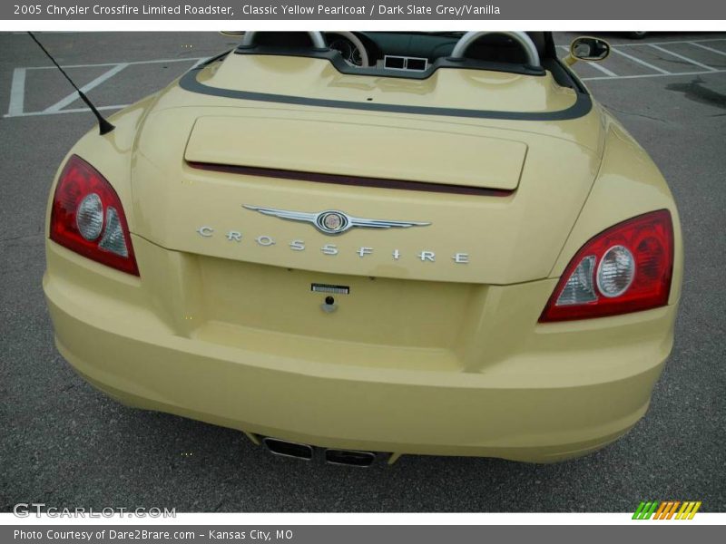 Classic Yellow Pearlcoat / Dark Slate Grey/Vanilla 2005 Chrysler Crossfire Limited Roadster