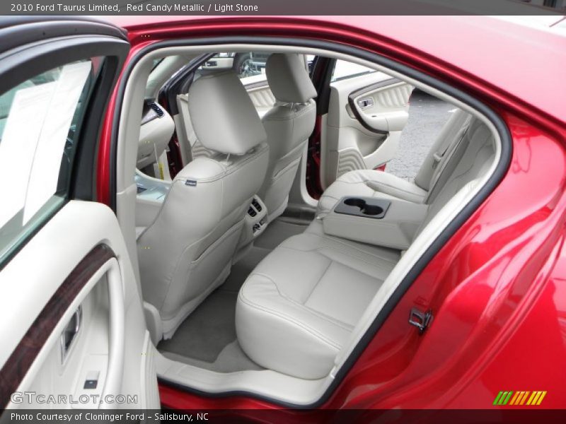 Red Candy Metallic / Light Stone 2010 Ford Taurus Limited