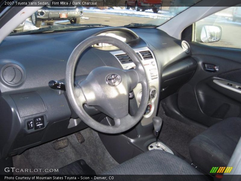 Flint Mica / Dark Charcoal 2007 Toyota Yaris Sedan