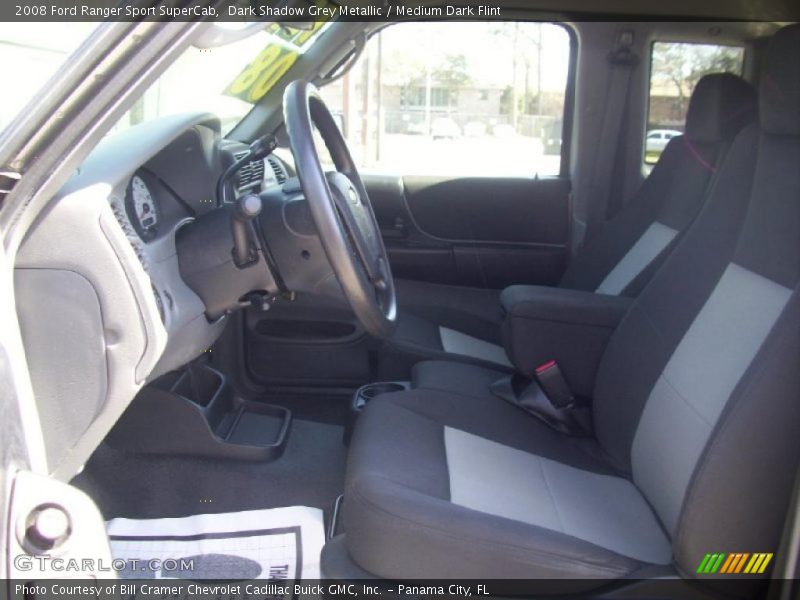 Dark Shadow Grey Metallic / Medium Dark Flint 2008 Ford Ranger Sport SuperCab