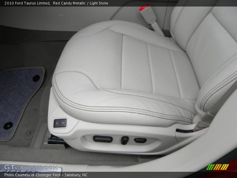 Red Candy Metallic / Light Stone 2010 Ford Taurus Limited