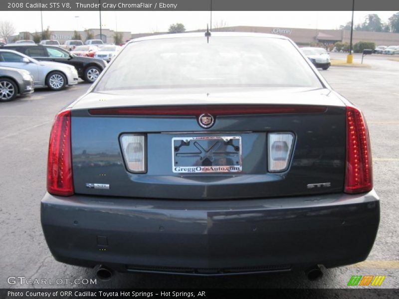 Thunder Gray ChromaFlair / Ebony 2008 Cadillac STS V8