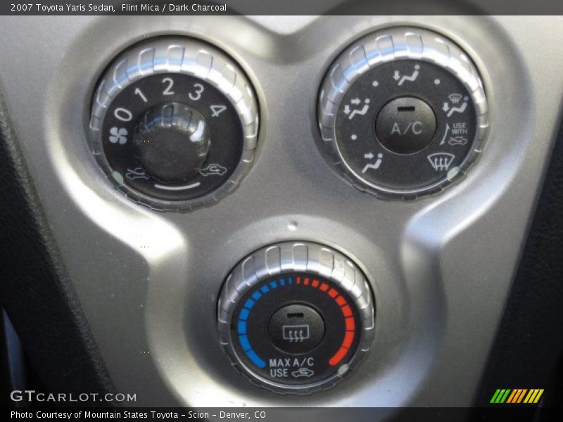 Flint Mica / Dark Charcoal 2007 Toyota Yaris Sedan