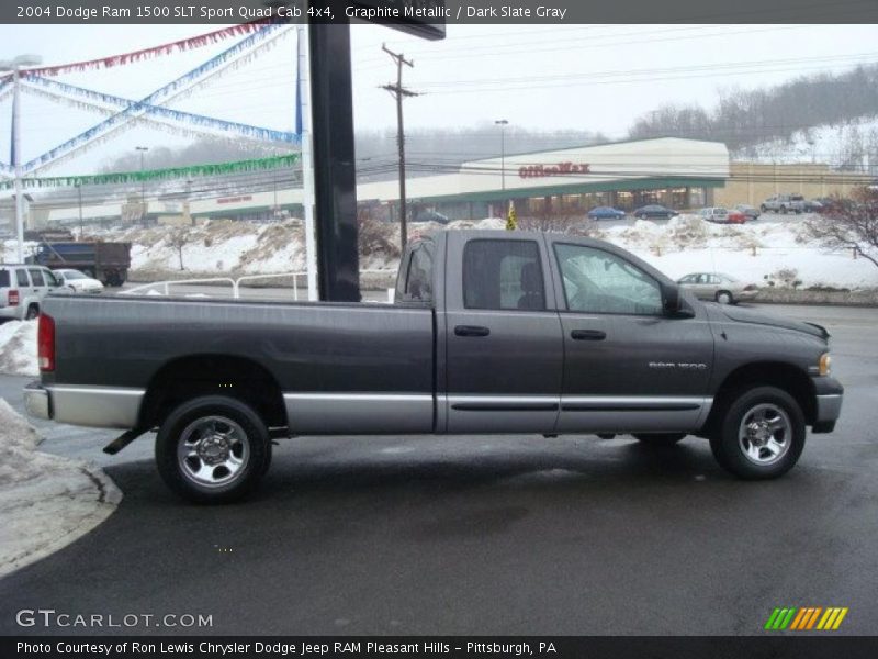 Graphite Metallic / Dark Slate Gray 2004 Dodge Ram 1500 SLT Sport Quad Cab 4x4