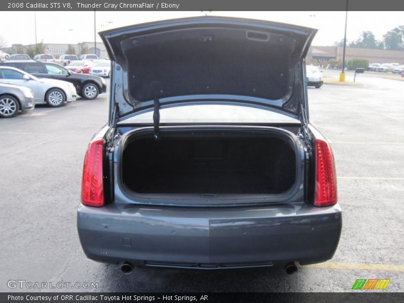 Thunder Gray ChromaFlair / Ebony 2008 Cadillac STS V8