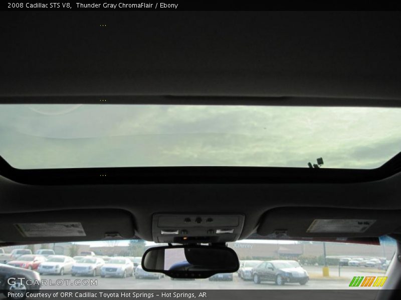 Thunder Gray ChromaFlair / Ebony 2008 Cadillac STS V8